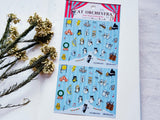 Shinzi Katoh Sheet of Stickers / Cat Orchestra