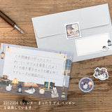 Cozy Daytime Flake Sticker Set / Penguin