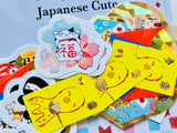 Shinzi Katoh Foil-stamped Flake Stickers / Japanese Cute