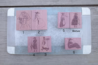 Hanen Studio Original Stamps / YOU (Set of 6 +1 bonus piece)