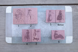 Hanen Studio Original Stamps / YOU (Set of 6 +1 bonus piece)