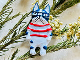 Hand-Painted Alloy Mini Brooch