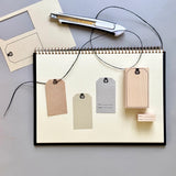 Japanese Wooden Rubber Stamp / Tag Frame