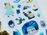 "Mon Atelier" Sheet of Stickers / Midnight