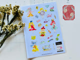 Meow Illustration / Stationery Sprite 2 Transparent Sticker