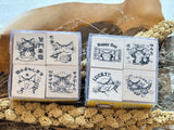 Dayan the Cat Lucky Stamp Set / Lucky