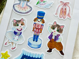 Arisa Simoda Multi-Sticker / Ballet and Cat