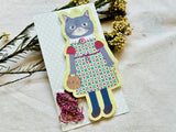 3-Color Message Card Set with String (9 pcs)