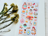 "Mon Atelier" Sheet of Stickers / Sweets