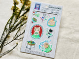 Arisa Simoda Multi-Sticker / Flower and Cat