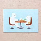 Mariko Fukuoka Postcard Booklet / Tea Time