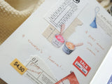 Sonia PET Tape / Watercolor Ephemera