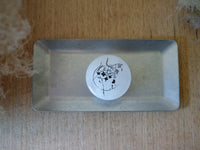 Hanen Studio Jade Stone Rubber Stamp - Remaining Flowers
