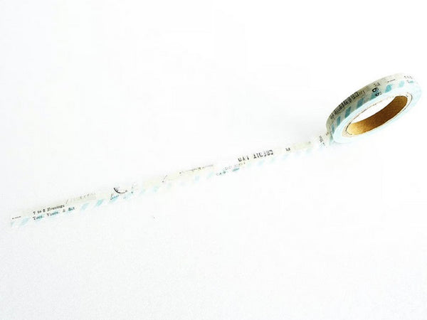 YOHAKU Original 7mm Washi Tape / L-020 Airmail (エアメール)
