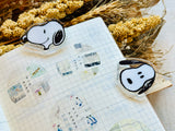 Snoopy Die-cut Acrylic Clip Set
