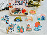 Ob1toy "Super Market Series" Flake Stickers