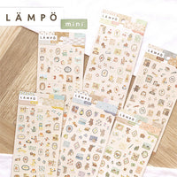"Lampo Mini" Sheet of Stickers / Rainy Day Fox