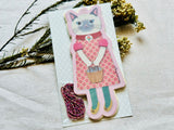 3-Color Message Card Set with String (9 pcs)
