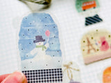 Tamura Miki Clear Flake Stickers / Snow Dome
