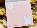 Shinzi Katoh Kawaii Mon Peluche Block Memo Pad / Lapin