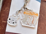 Tocorocomugi Acrylic Double Charm / Bread
