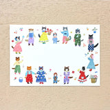 Aiko Fukawa Postcard Booklet / Little fluffy friends