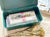 Dayan the Cat Steel Tool Box by TRUSCO / Green