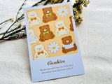 Cafe Teddy x ROKKAKU Premium Foil-Stamped Postcard