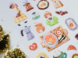 "Mon Atelier" Sheet of Stickers / Coffee