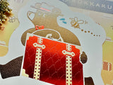 ob1toy x Rokkaku Die-cut Foil-stamped Postcard / Trunk Tours