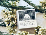 Gamazoku Kobo Rei Original Stamp / Winter Bath