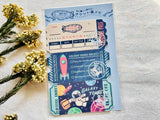 ob1toy x ROKKAKU Ticket-Style Memo Card / GALAXY TOURS
