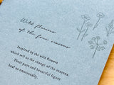 Hutte Paper Original Thread-bound slim Notebook / Ash Blue
