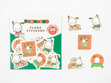 Furukawa x Sanrio Characters Retro Snack Series / Pochacco Flake Stickers