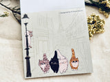 Shinzi Katoh Block Memo Pad / My dear cats - Paris