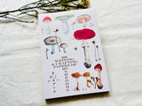 100 Letter Book / Antique Mushroom Illustrations