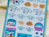 Furukawa x Sanrio Characters Retro Snack Series / Cinnamoroll Clear Sheet of Stickers