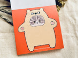 Shinzi Katoh Block Memo Pad / My dear cats - Funny Cats