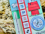 Snoopy Peanuts Schedule Stamp Set / Work and Task