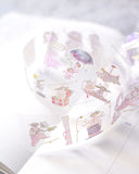 dodolulu doremi Pre-cut Clear Sticker Roll / As if by Magic
