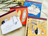 Shinzi Katoh Block Memo Pad / My dear cats - Reading Cats