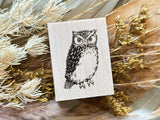 Japanese Wooden Rubber Stamp / Owl