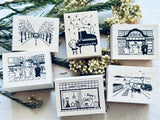 Gamazoku Kobo Rei Original Stamp / Piano