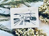 Gamazoku Kobo Rei Original Stamp / Riding down a slope