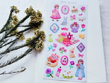 "Mon Atelier" Sheet of Stickers / Flower