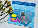 ob1toy x Rokkaku Die-cut Foil-stamped Postcard / GALAXY Tours