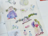 dodolulu Matte Kiss-cut Sticker Sheet / Among Flowers
