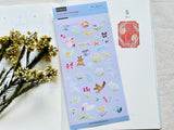 Meow Illustration / Party in the Forest 1 Transparent Sticker