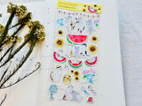 Tocorocomugi Sheet of Stickers / Summer Break