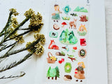 "Mon Atelier" Sheet of Stickers / Nature